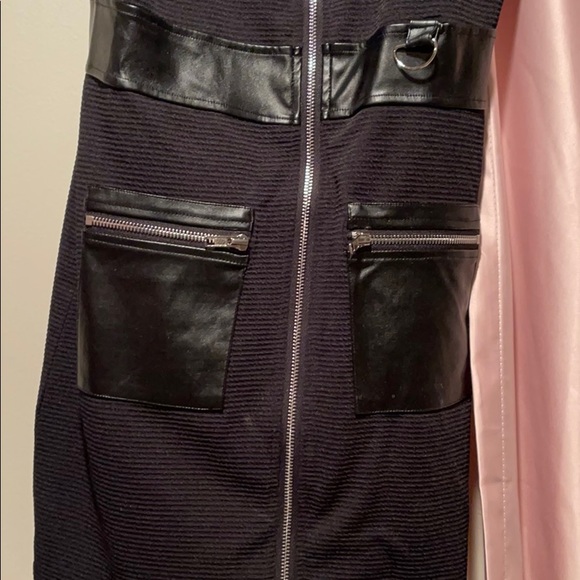 4 items under $25 for $50  Black dress with leather buckle belts - Picture 4 of 6